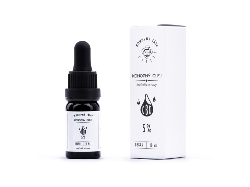 Konopný Táta CBD konopný olej 5%
