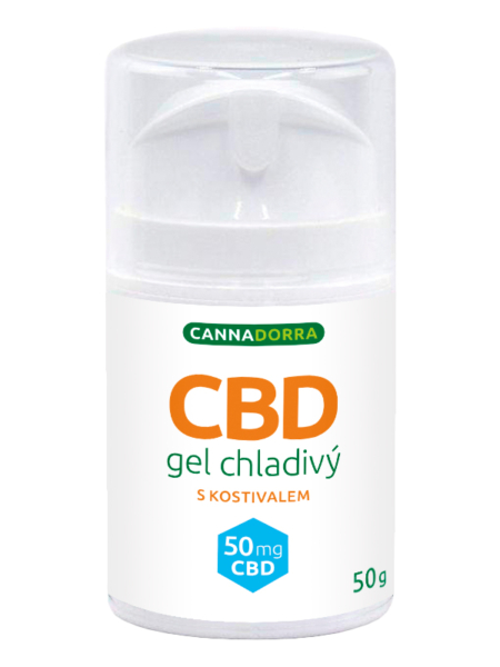 Cannadorra Trade s.r.o. CBD chladivý gel 50 g limitovaná edice